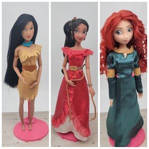Disney Princess 3 dolls